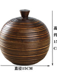 Coconut Shell Spherical Pet Urn