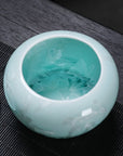 Cyan Ceramic Pet Urn
