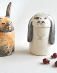 Ceramic Pet-Shaped Memorial Urn
