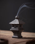 Chinese-Style Black Guardian Incense Burner for Pet Ashes