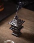 Chinese-Style Black Guardian Incense Burner for Pet Ashes